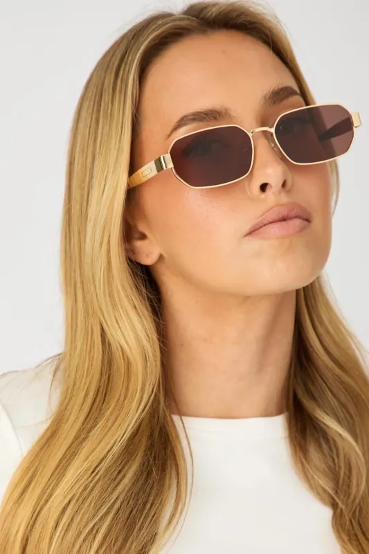Brown Fashion Sunglasses made by Ally Fashion