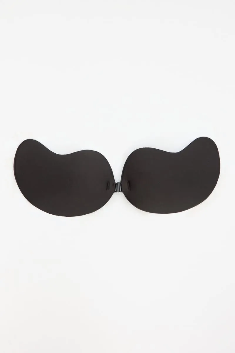 Black Invisible Adhesive Bra Push-up Strapless sold by Ally Fashion product image thumbnail 2