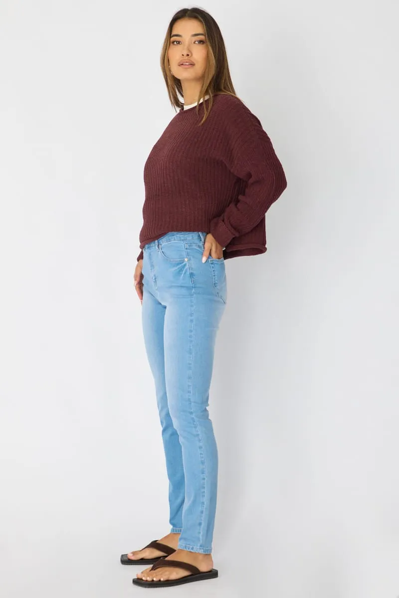Denim Skinny Jeans High Rise sold by Ally Fashion product image thumbnail 4
