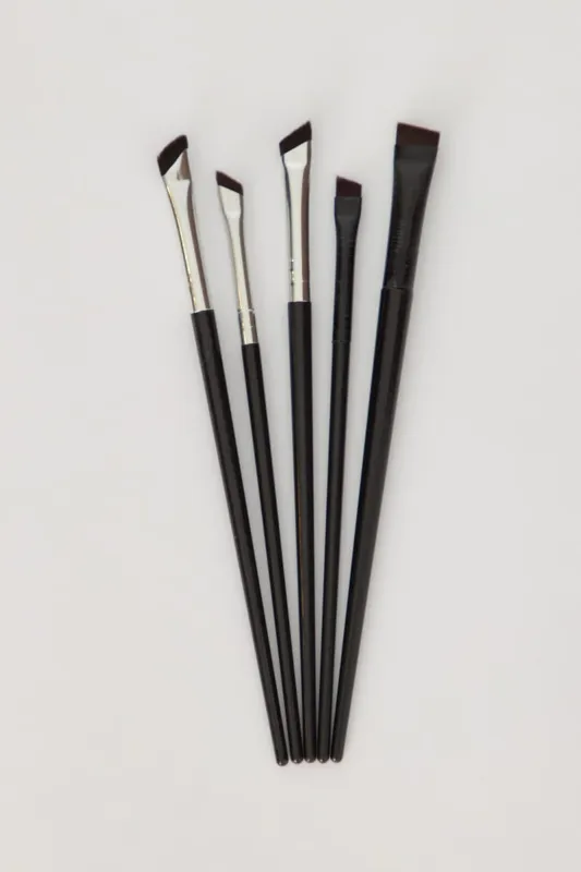 Black 5 Pcs Eye Makeup Brush Set made by Ally Fashion