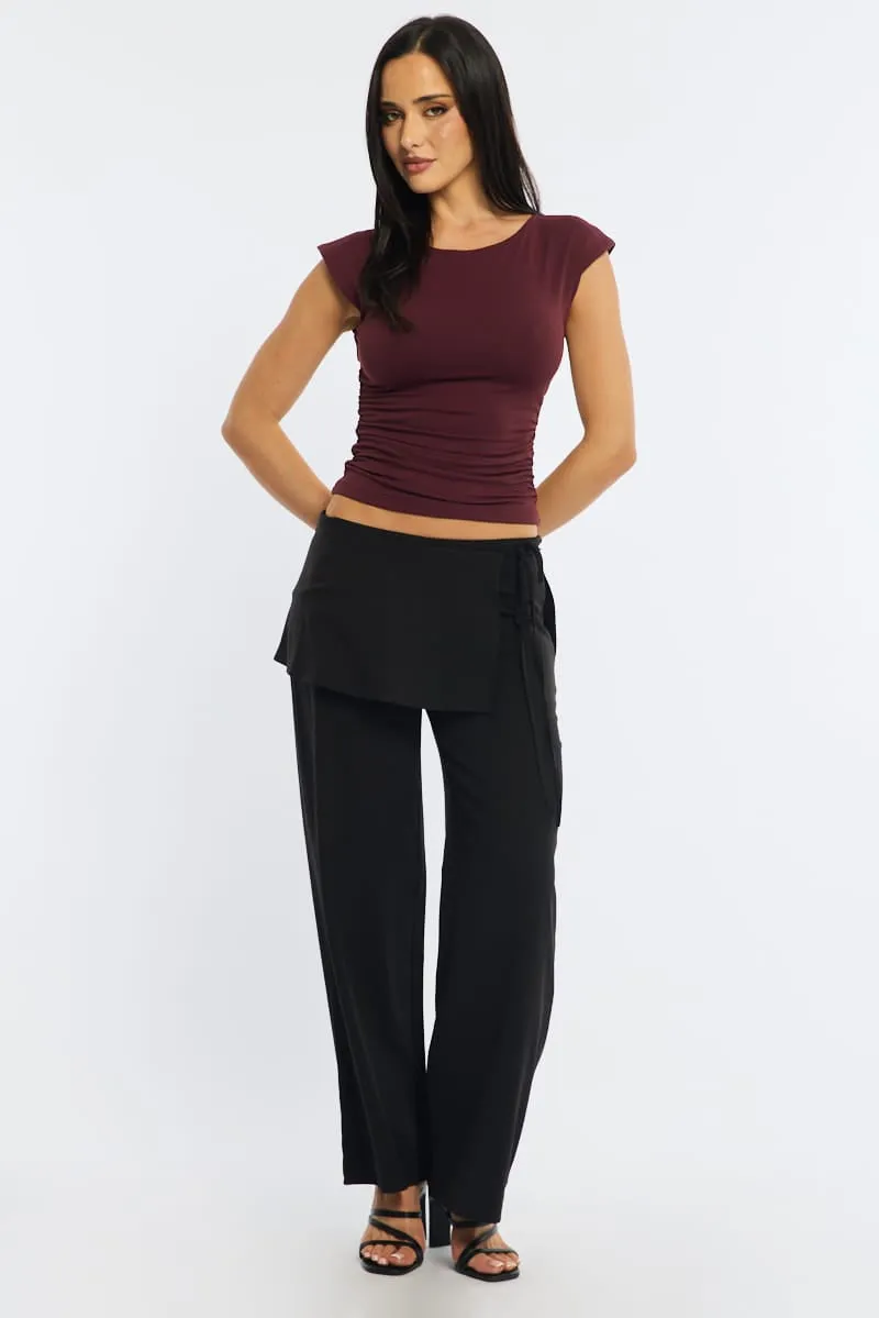 Red Tank Top Sleeveless Round Neck Supersoft sold by Ally Fashion product image thumbnail 3