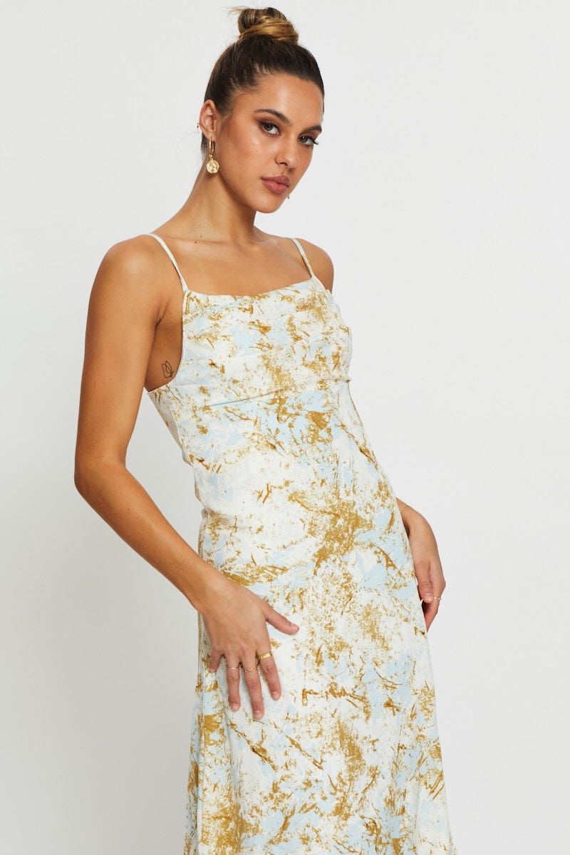 Print Slip Dress Midi sold by Ally Fashion product image thumbnail 2