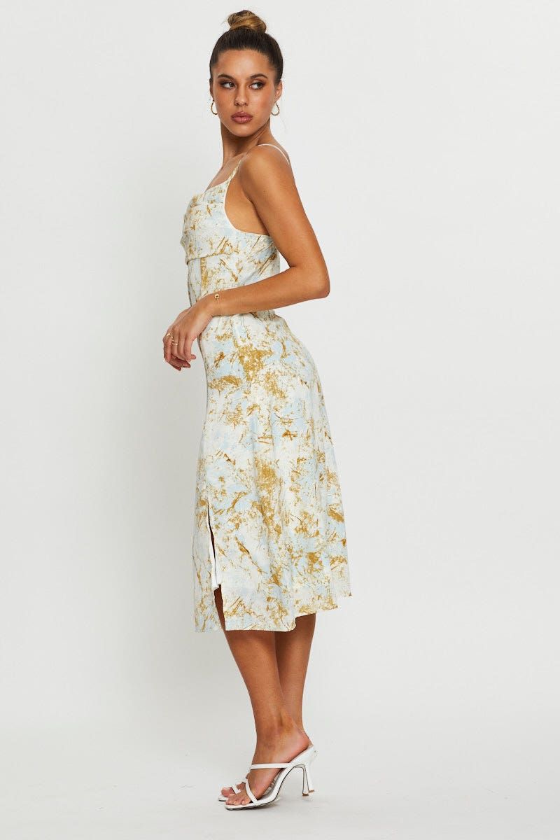 Print Slip Dress Midi sold by Ally Fashion product image thumbnail 4