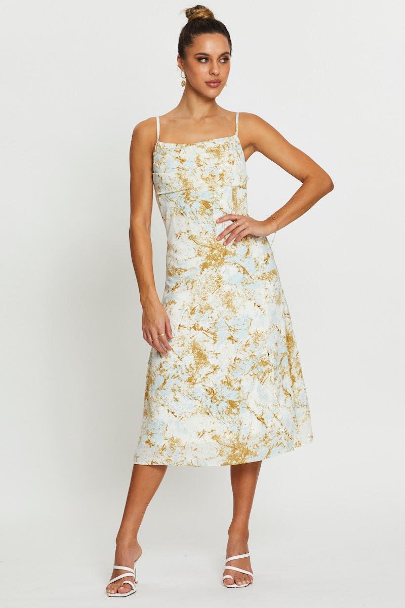 Print Slip Dress Midi sold by Ally Fashion product image thumbnail 3