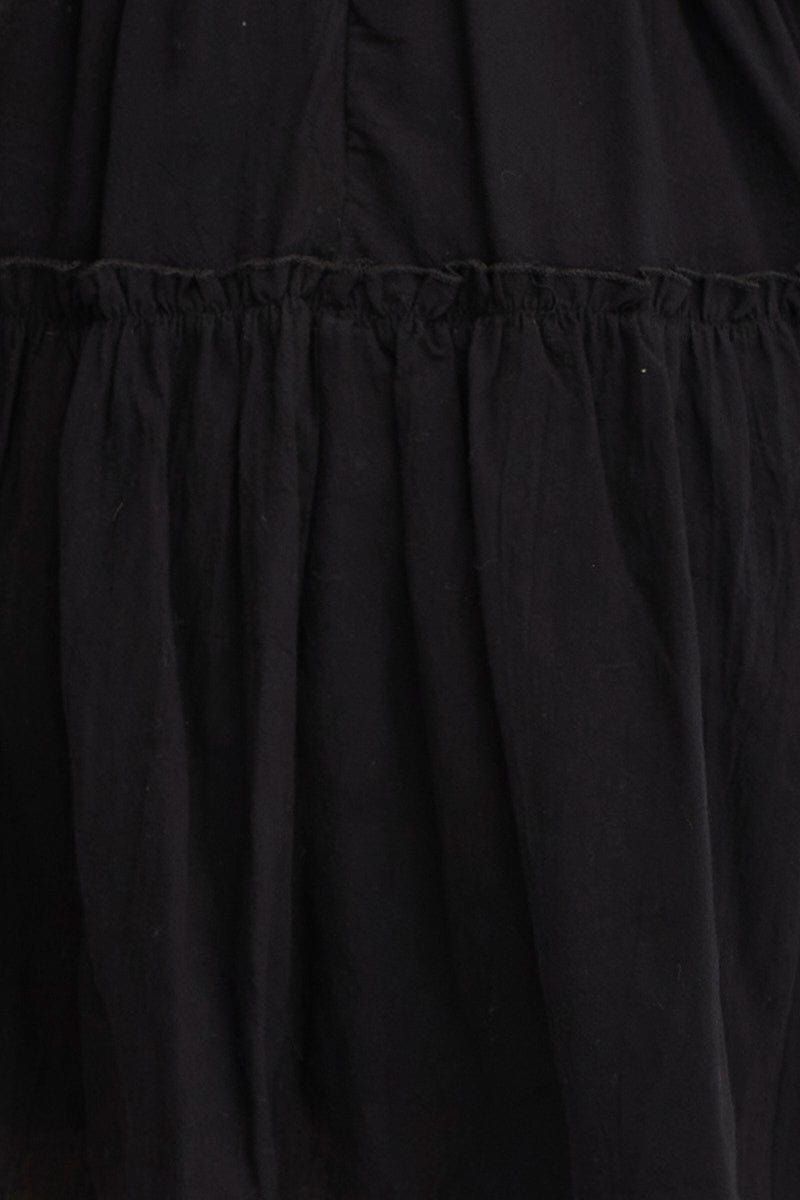 Black Fit And Flare Dress Sleeveless V Neck sold by Ally Fashion product image thumbnail 6