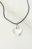 White Heart Pendent Necklace sold by Ally Fashion