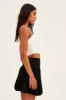 Black Flare Skirt Mini High Rise sold by Ally Fashion