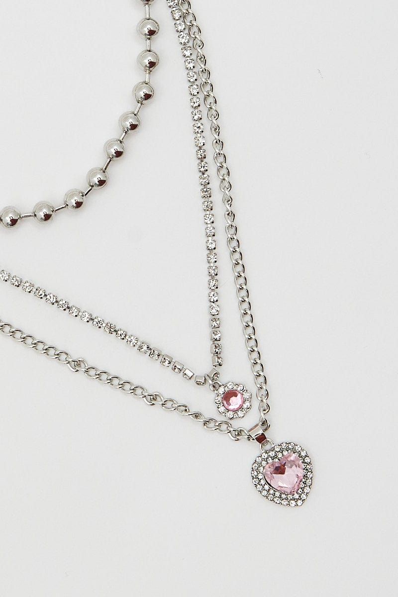 Silver Necklace sold by Ally Fashion product image thumbnail 2