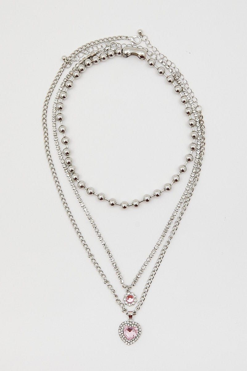 Silver Necklace sold by Ally Fashion