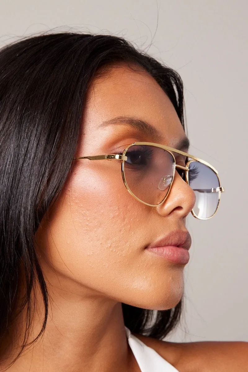 Blue Aviator Sunglasses sold by Ally Fashion product image thumbnail 2