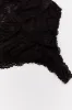 Black Floral Lace One Piece Teddy Bodysuit sold by Ally Fashion