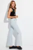 Blue Flare Jeans Lace Up sold by Ally Fashion