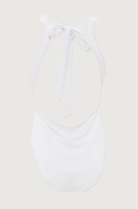 White One Piece Swimsuit sold by Ally Fashion