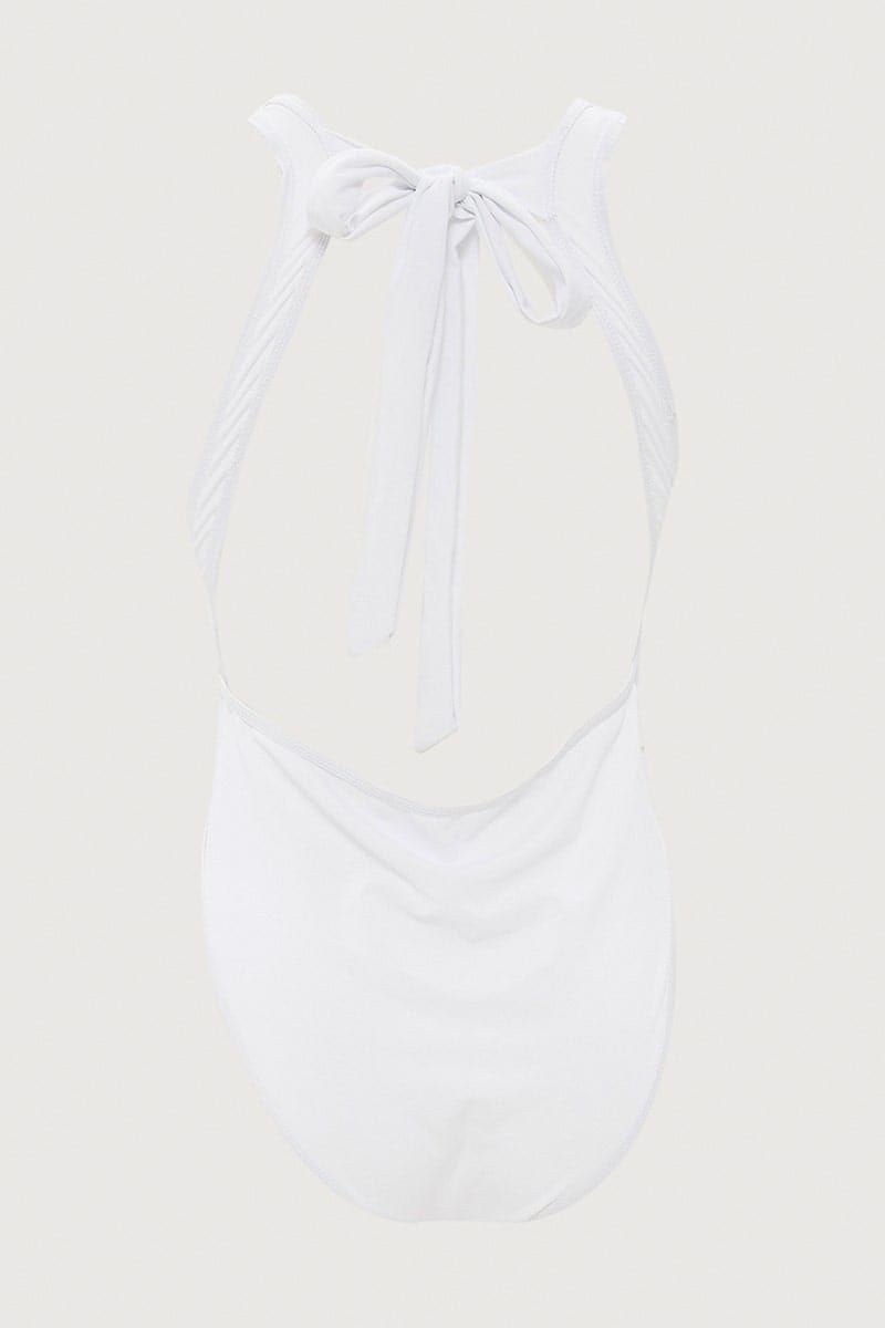 White One Piece Swimsuit sold by Ally Fashion product image thumbnail 2