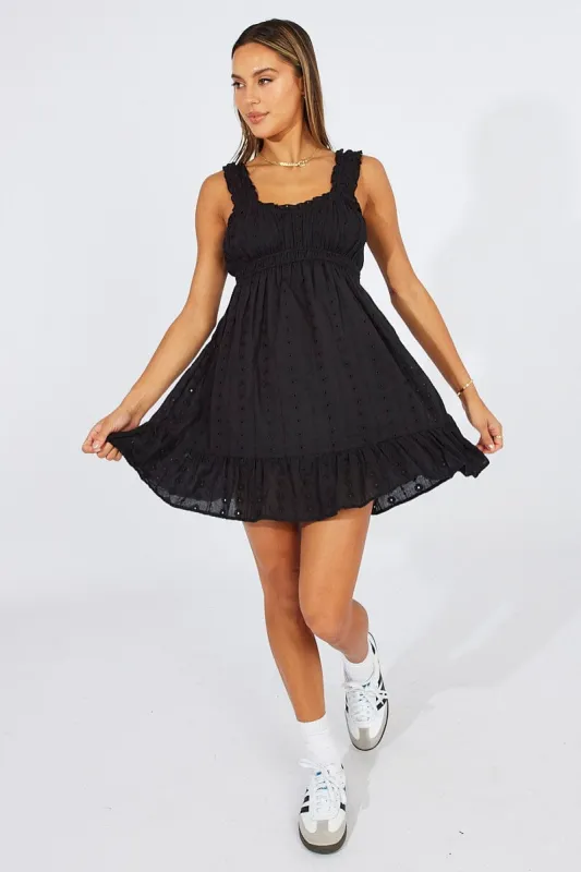 Black Fit And Flare Dress Lace sold by Ally Fashion