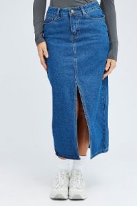 Denim Skirt Midi High Rise sold by Ally Fashion