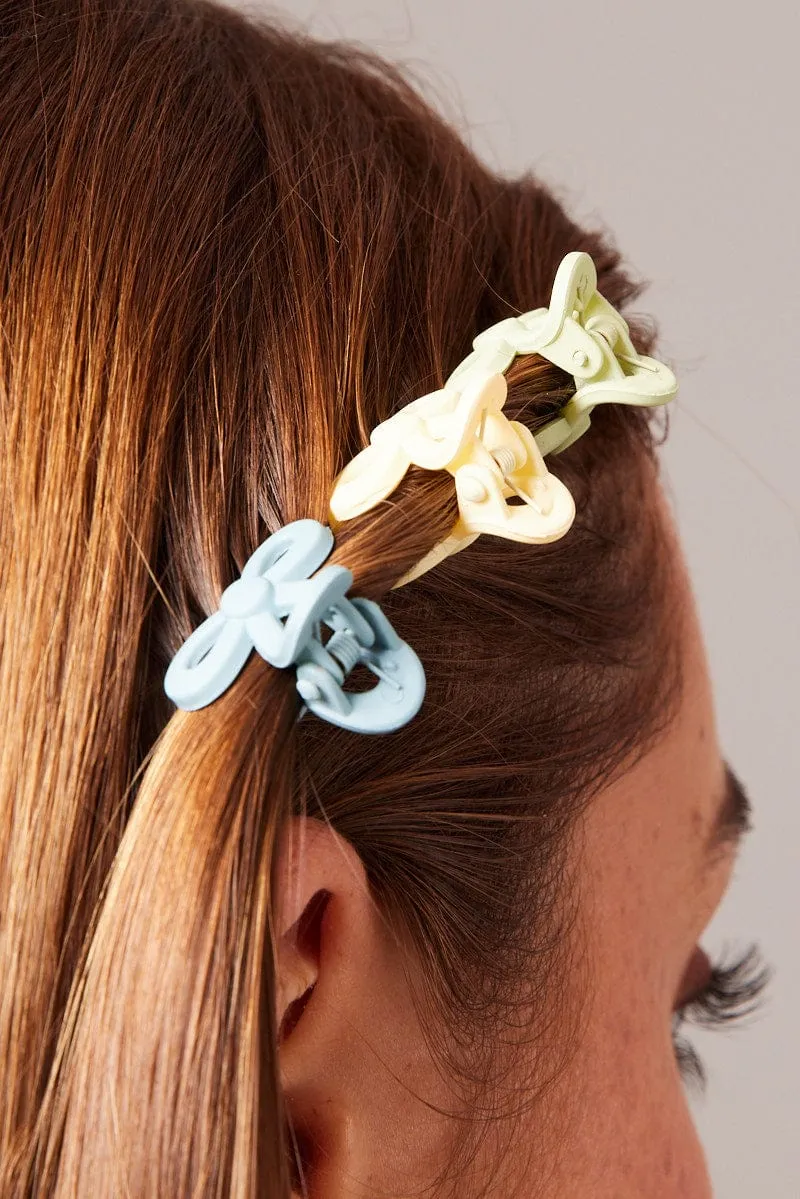 Multi 9 Pack Mini Claw Clips sold by Ally Fashion product image thumbnail 2