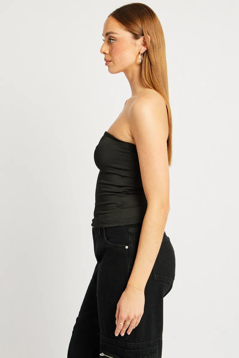 Black Bandeau Top sold by Ally Fashion product image thumbnail 4