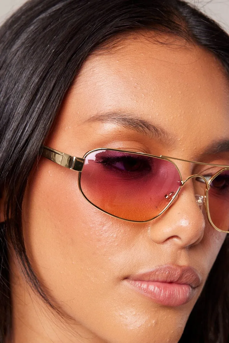 Pink Fashion Sunglasses sold by Ally Fashion product image thumbnail 2