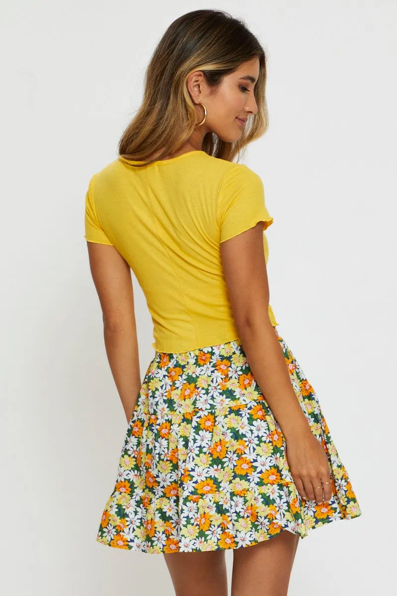 Print Skater Skirt sold by Ally Fashion product image thumbnail 5