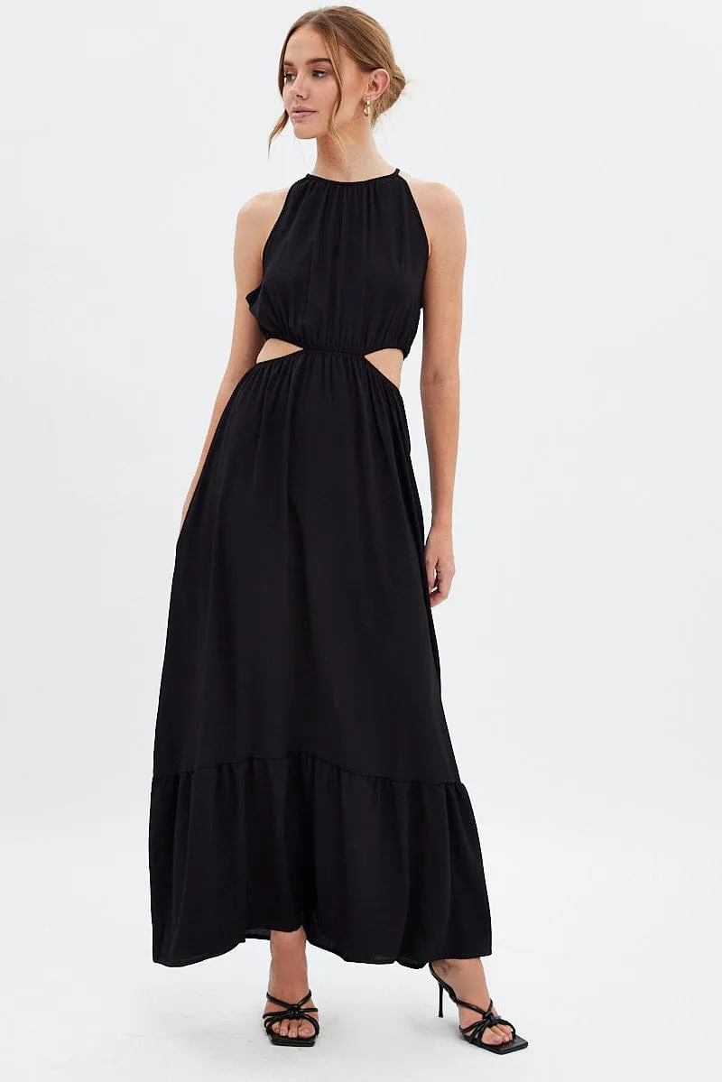 Black Cutout Maxi Dress sold by Ally Fashion product image thumbnail 3