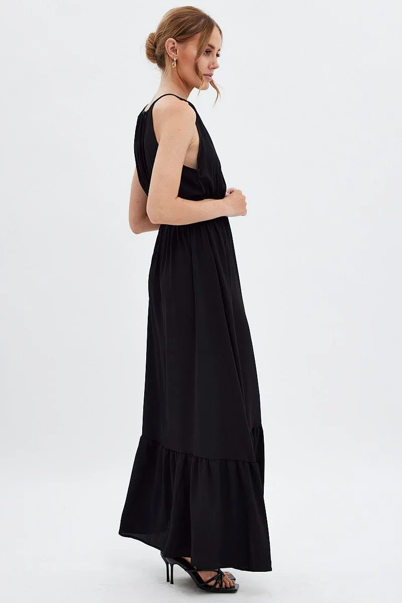 Black Cutout Maxi Dress sold by Ally Fashion product image thumbnail 4