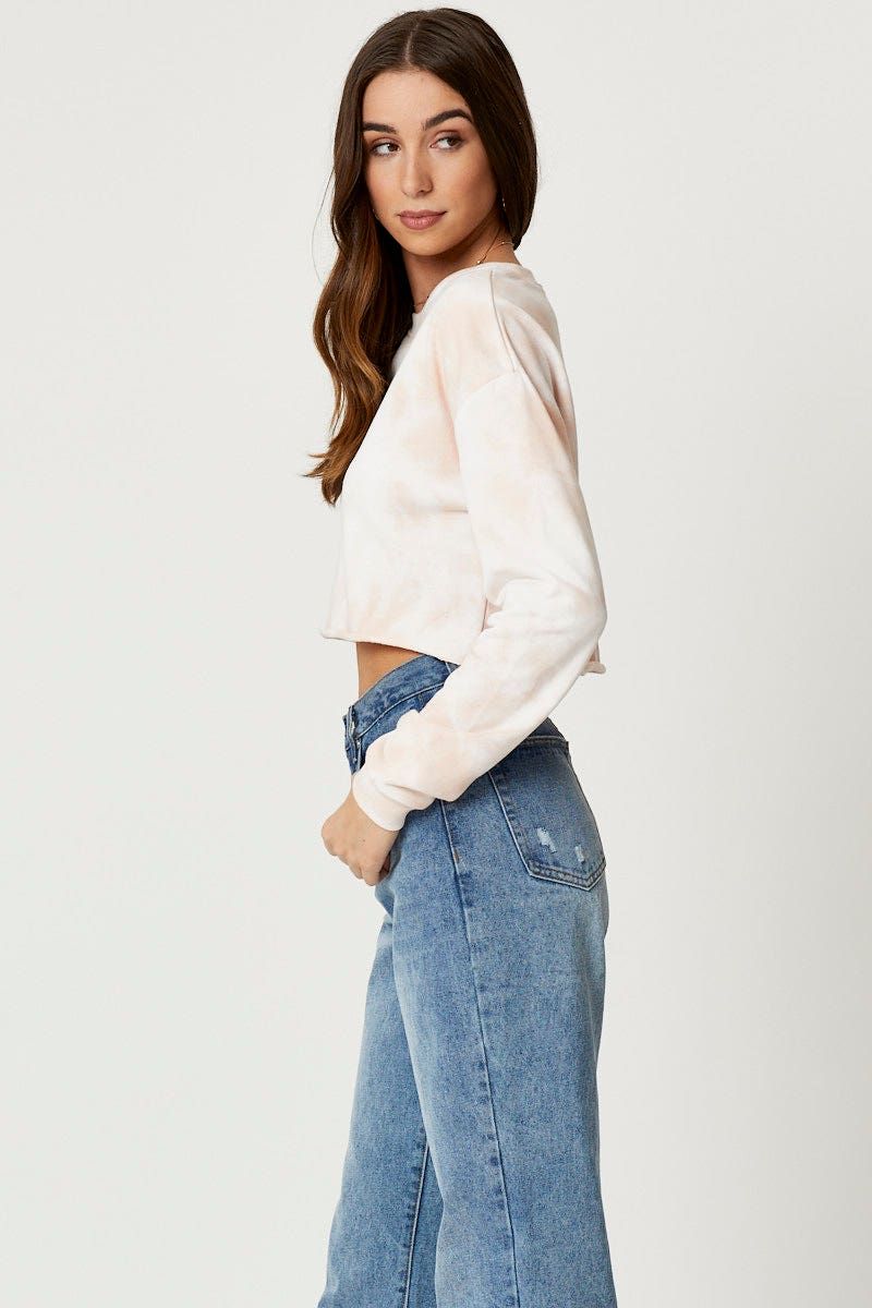 Multi Long Sleeve Tie Dye Sweat sold by Ally Fashion product image thumbnail 3