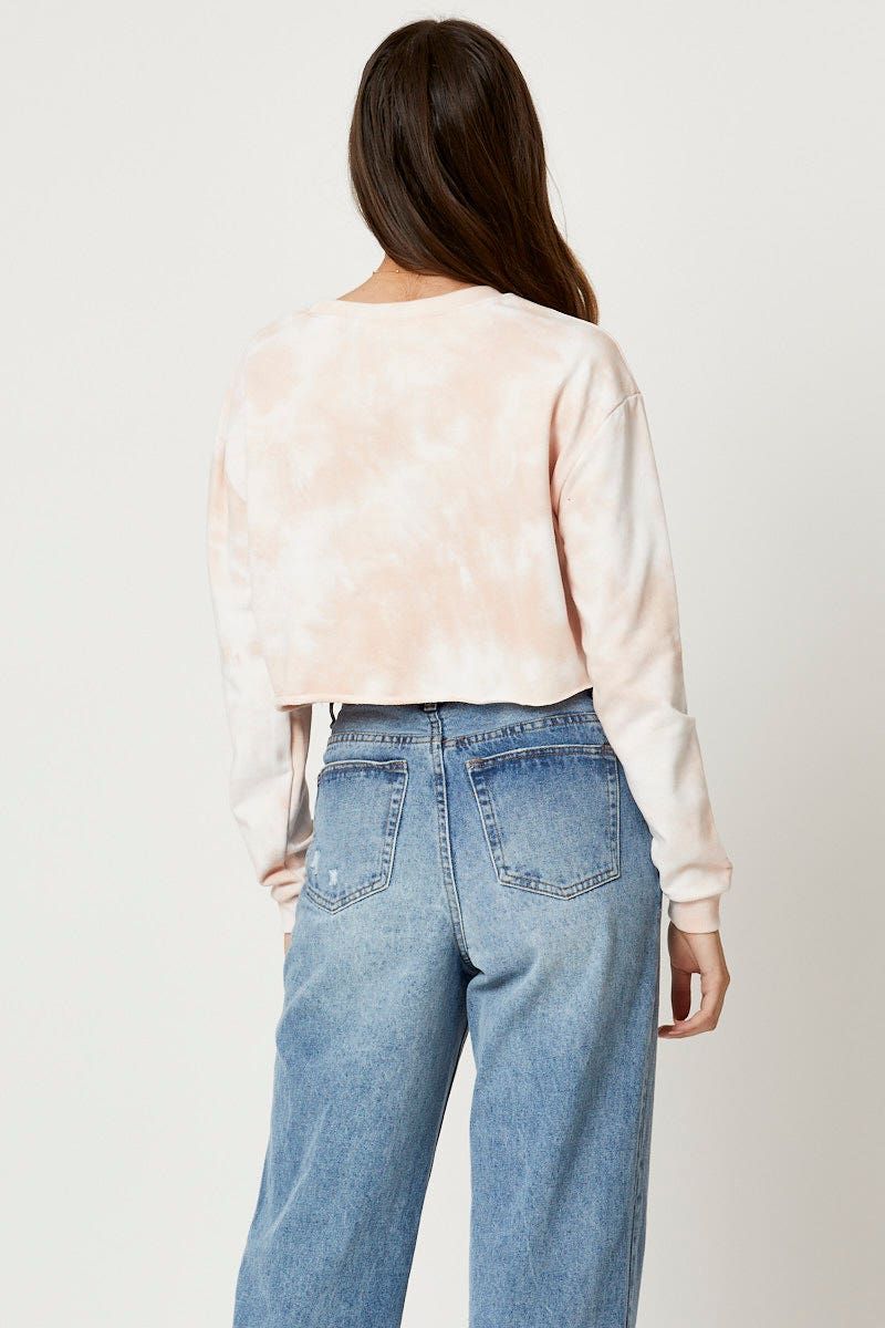 Multi Long Sleeve Tie Dye Sweat sold by Ally Fashion product image thumbnail 4