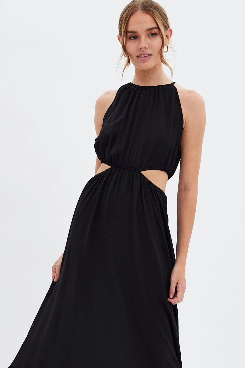 Black Cutout Maxi Dress sold by Ally Fashion product image thumbnail 2