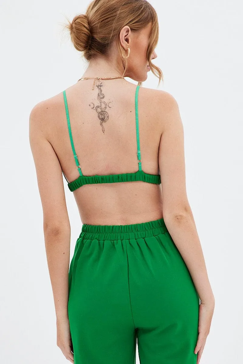 Green Crop Top Seamless sold by Ally Fashion product image thumbnail 5
