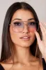Pink Oversized Metal Frame Sunglasses sold by Ally Fashion