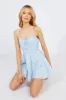Blue Fit and Flare Dress Sleeveless Tiered sold by Ally Fashion