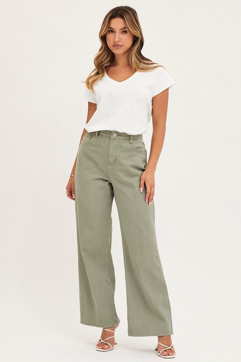 White T Shirt Short Sleeve sold by Ally Fashion product image thumbnail 2