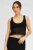 Black Crochet Knit Top Scoop Neck sold by Ally Fashion