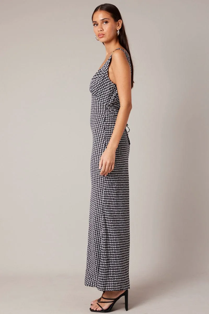 Black Geo Slip Dress Maxi sold by Ally Fashion product image thumbnail 4