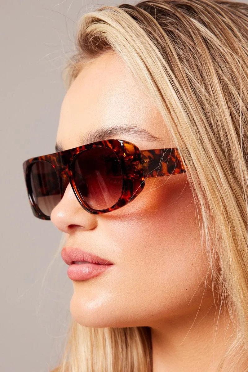 Brown Fashion Sunglasses sold by Ally Fashion product image thumbnail 2