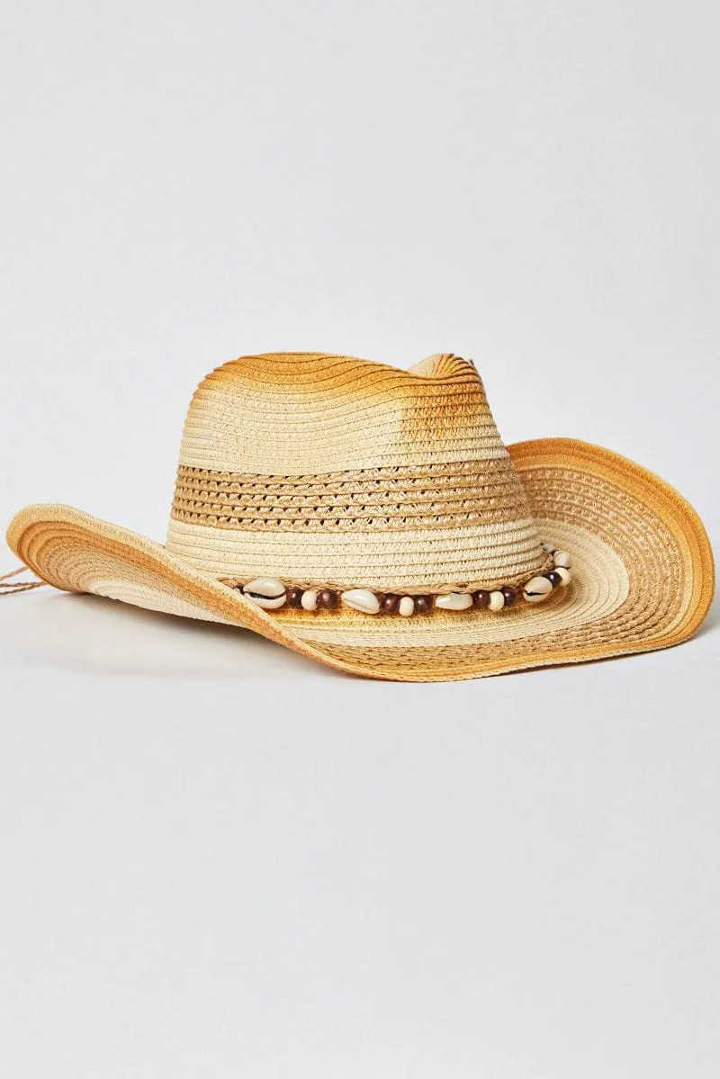 Beige Cowboy Hat sold by Ally Fashion