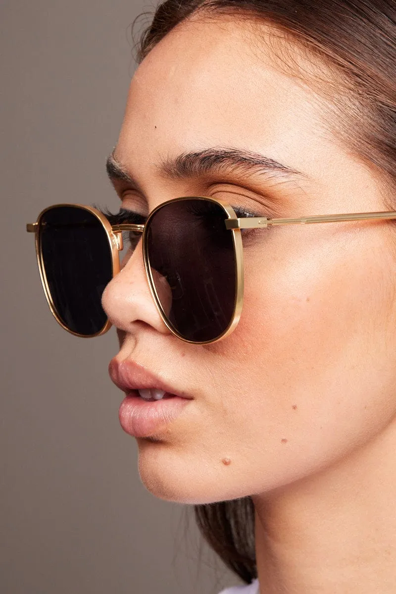 Grey Metal Frame Sunglasses sold by Ally Fashion product image thumbnail 2