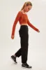 Black Cargo Parachute Pants sold by Ally Fashion