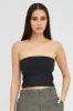 Black Bandeau Top sold by Ally Fashion