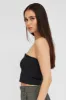 Black Bandeau Top sold by Ally Fashion