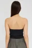 Black Bandeau Top sold by Ally Fashion