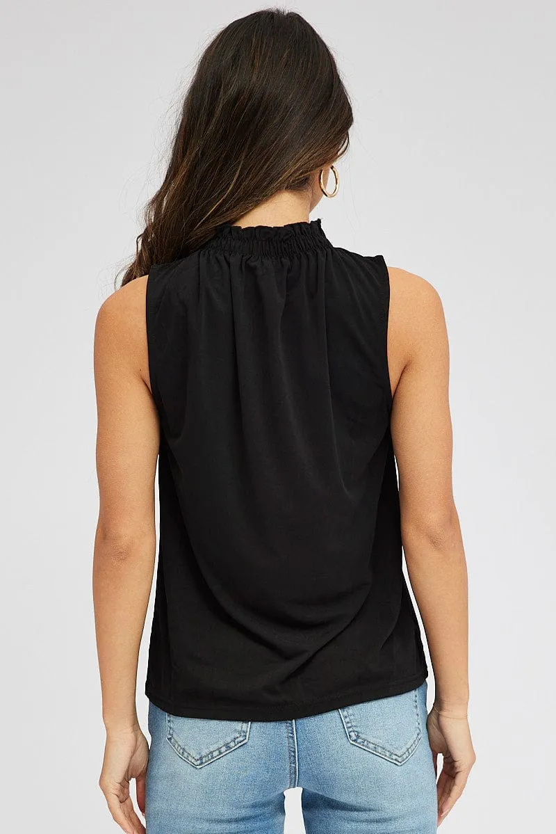 Black Top Sleeveless sold by Ally Fashion product image thumbnail 5