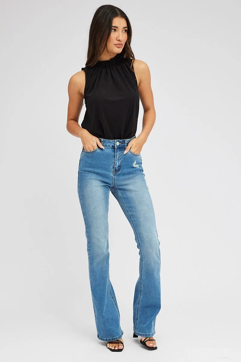 Black Top Sleeveless sold by Ally Fashion product image thumbnail 2