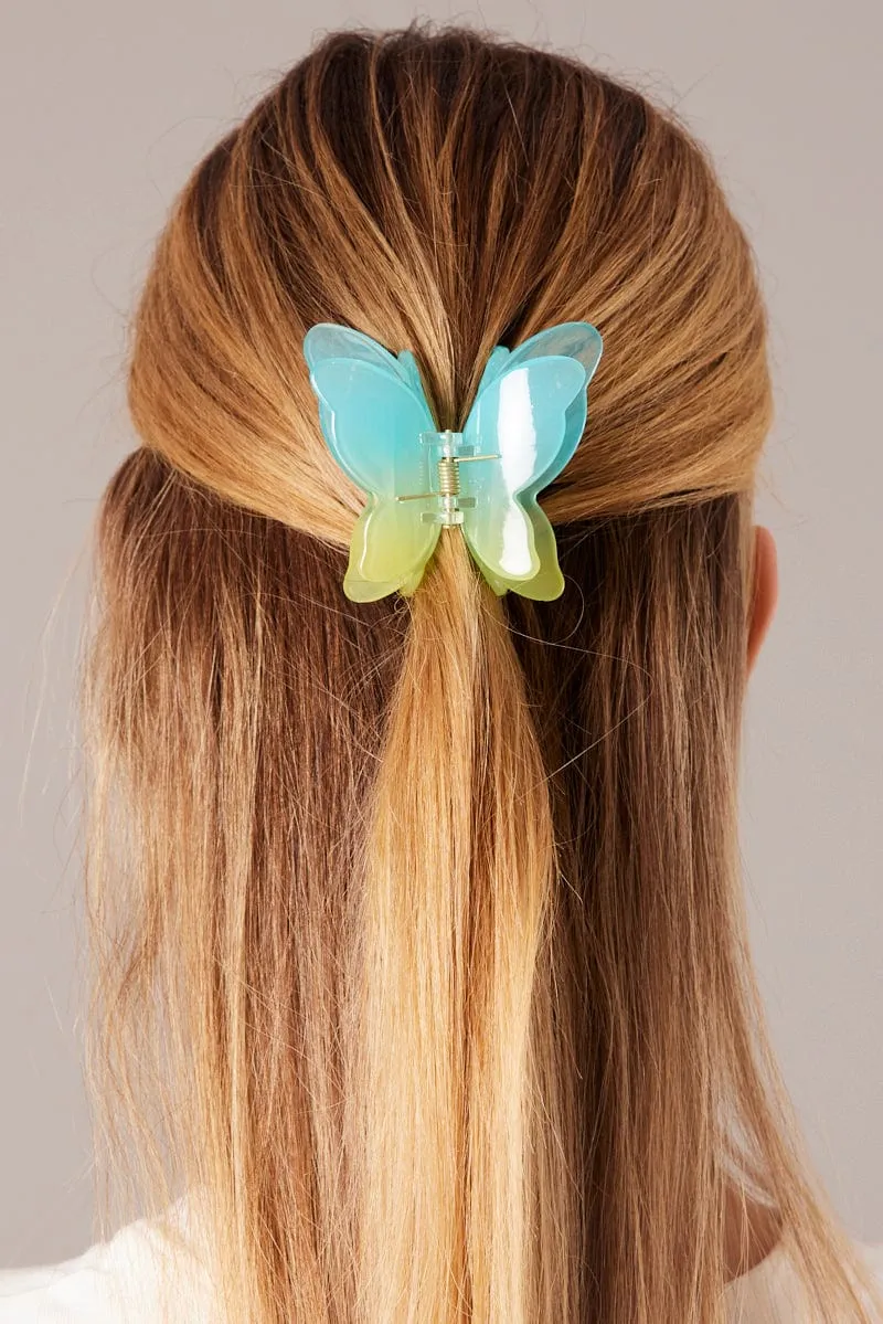 Blue Butterfly Claw Clip sold by Ally Fashion product image thumbnail 2
