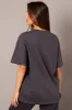 Grey Graphic Tee Short Sleeve sold by Ally Fashion