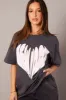 Grey Graphic Tee Short Sleeve sold by Ally Fashion