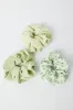 Green 3 Pack Scrunchies sold by Ally Fashion