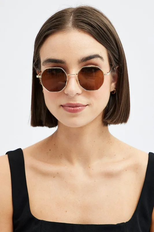 Brown Fashion Sunglasses sold by Ally Fashion