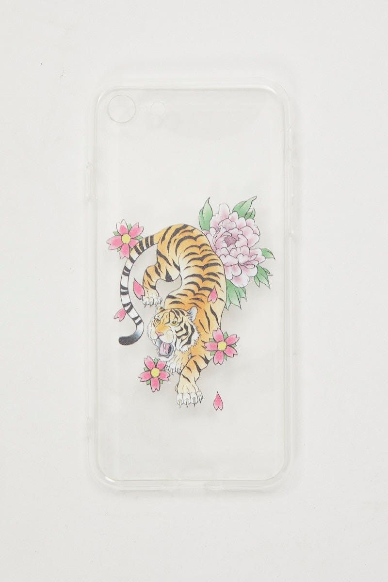 Print Tiger Flower Print Iphone 7 And 8 Case sold by Ally Fashion